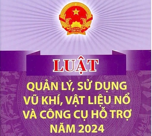 Một số điểm mới Luật Quản lý, sử dụng vũ khí, vật liệu nổ và công cụ hỗ trợ năm 2024 